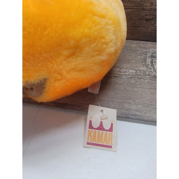 Vintage Kamar Halloween Stackable Plush Pumpkin 70s 80s Snaggletooth Orange - Picture 6 of 7